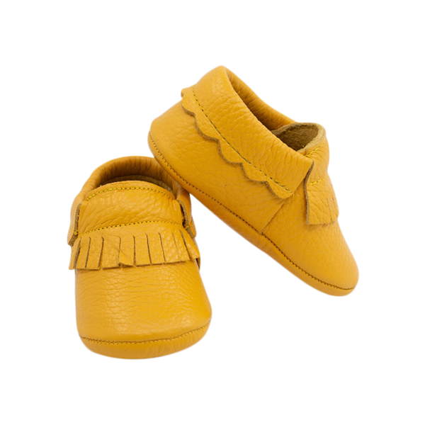 Mustard hot sale yellow moccasins