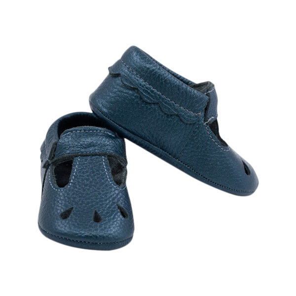 Kit soft sole baby shoes in blue