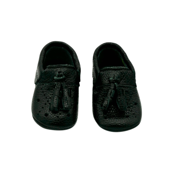 Black Filly Tassel Baby Shoes