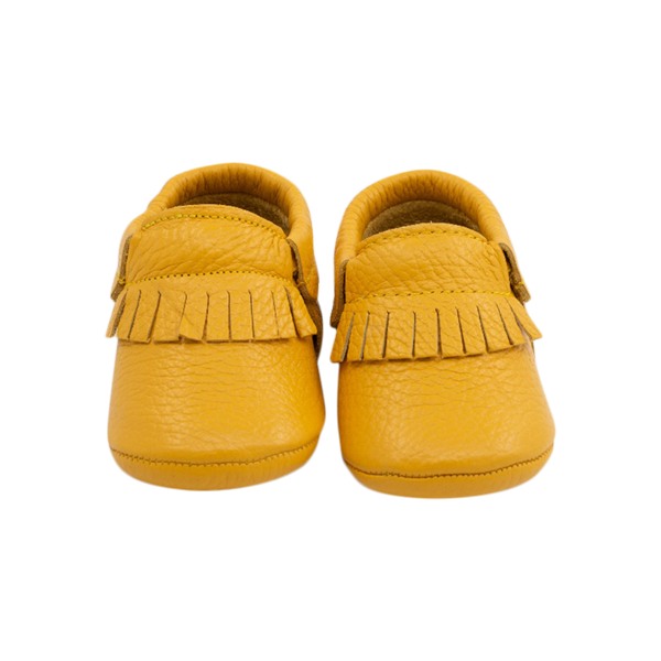 Yellow Fawn Baby Loafers