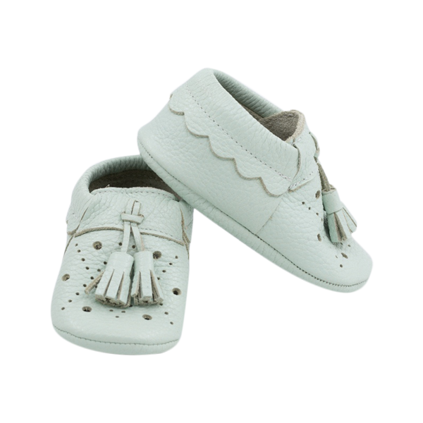 Green Filly Tassel Baby Shoes