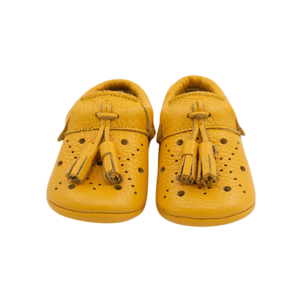 Yellow Filly Tassel Baby Shoes