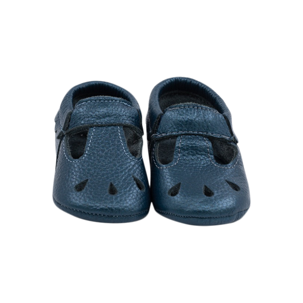 Kit soft sole baby shoes in blue