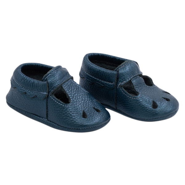 Kit soft sole baby shoes in blue