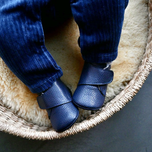 Cub Leather Velcro Baby Boots